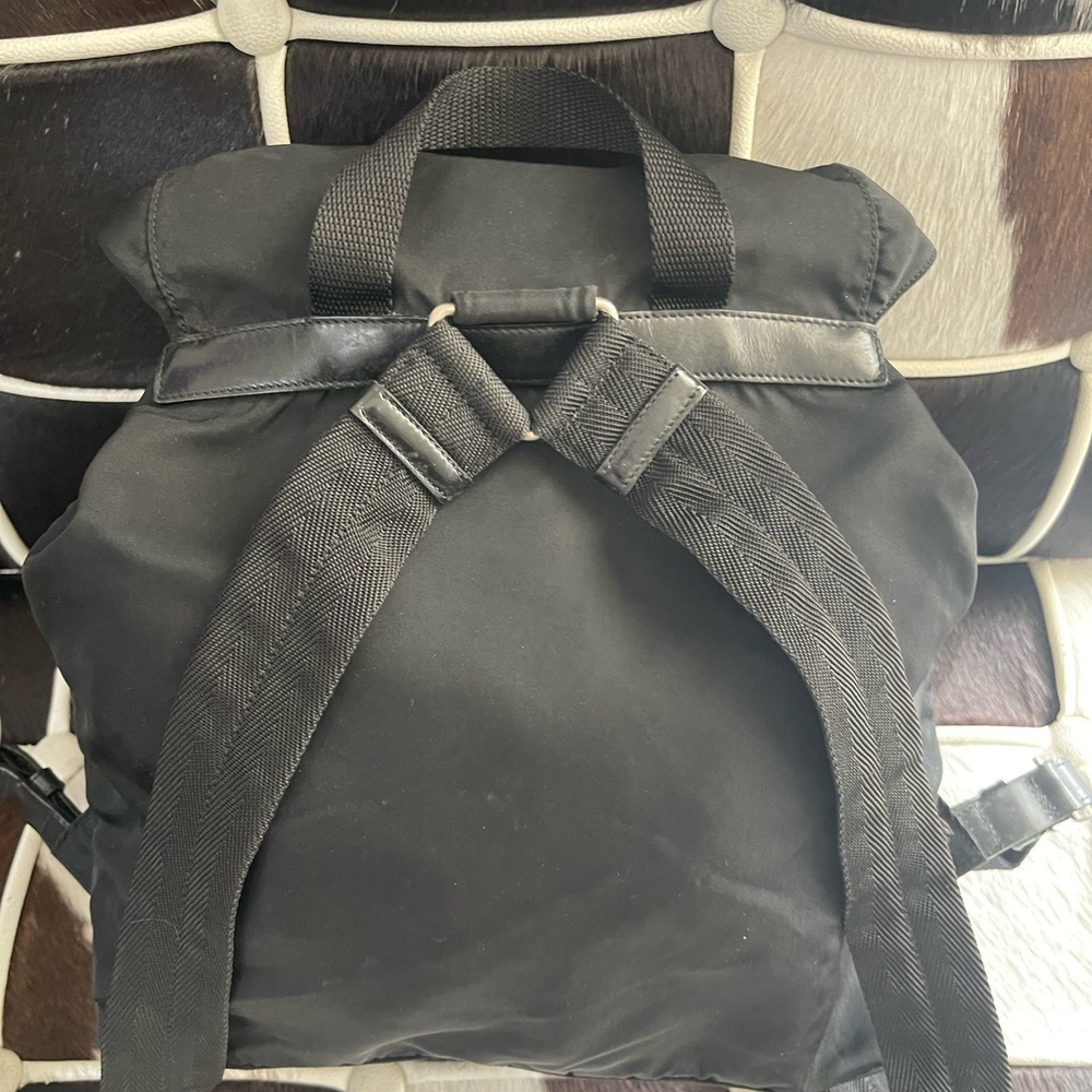 Authentic Prada  Nylon Leather  Backpack  Black - Picture 16 of 16